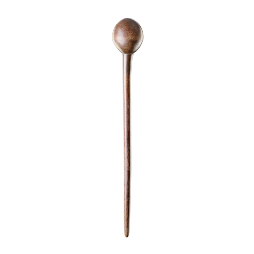 South African Zulu Ceremonial Carved Rhinoceros Horn Prestige Knobkerrie or Sceptre